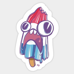 Screaming Popsicle: Rocket Sticker